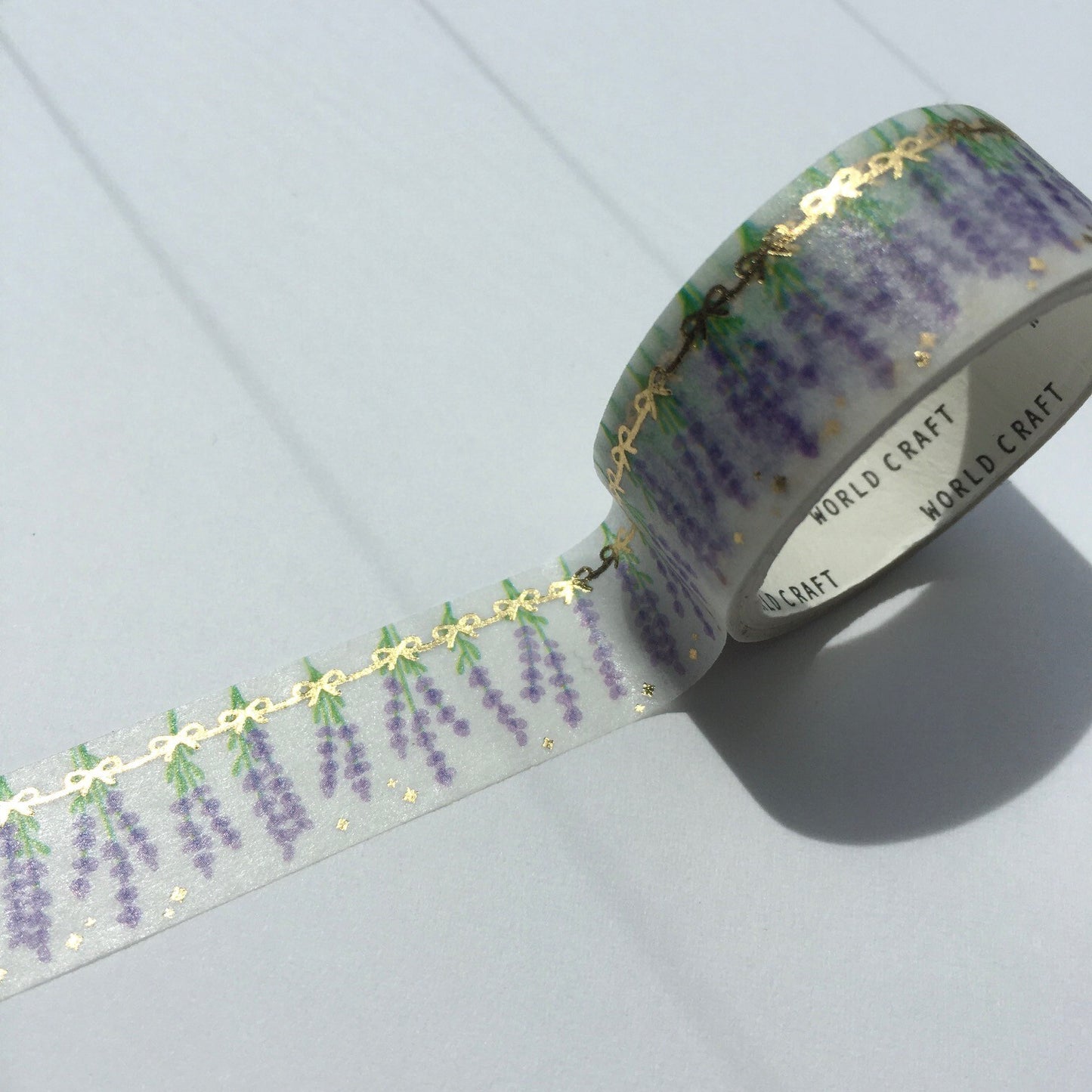 WORLD CRAFT Kira Kira Washi Tape - Lavender
