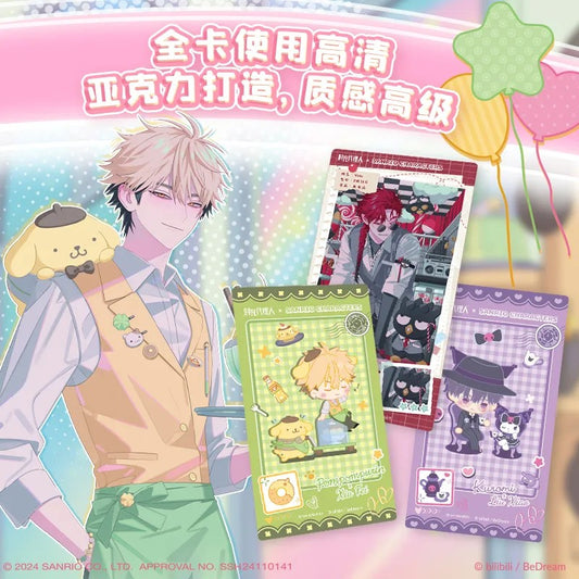 Link Click x Sanrio Characters Long Acrylic Card