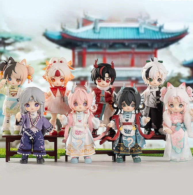 NAGI A Happy Excursion Series Action Figure Doll Blind Box