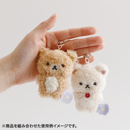 BASIC RILAKKUMA Flower Mascot Plush Keychain