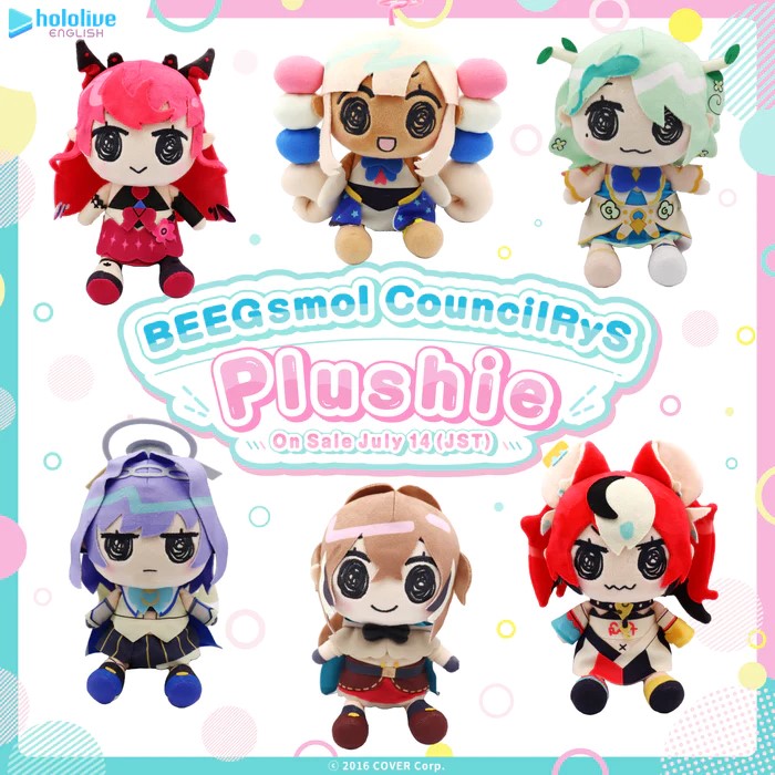 hololive English CouncilRyS BEEGsmol Plush hololiveEN