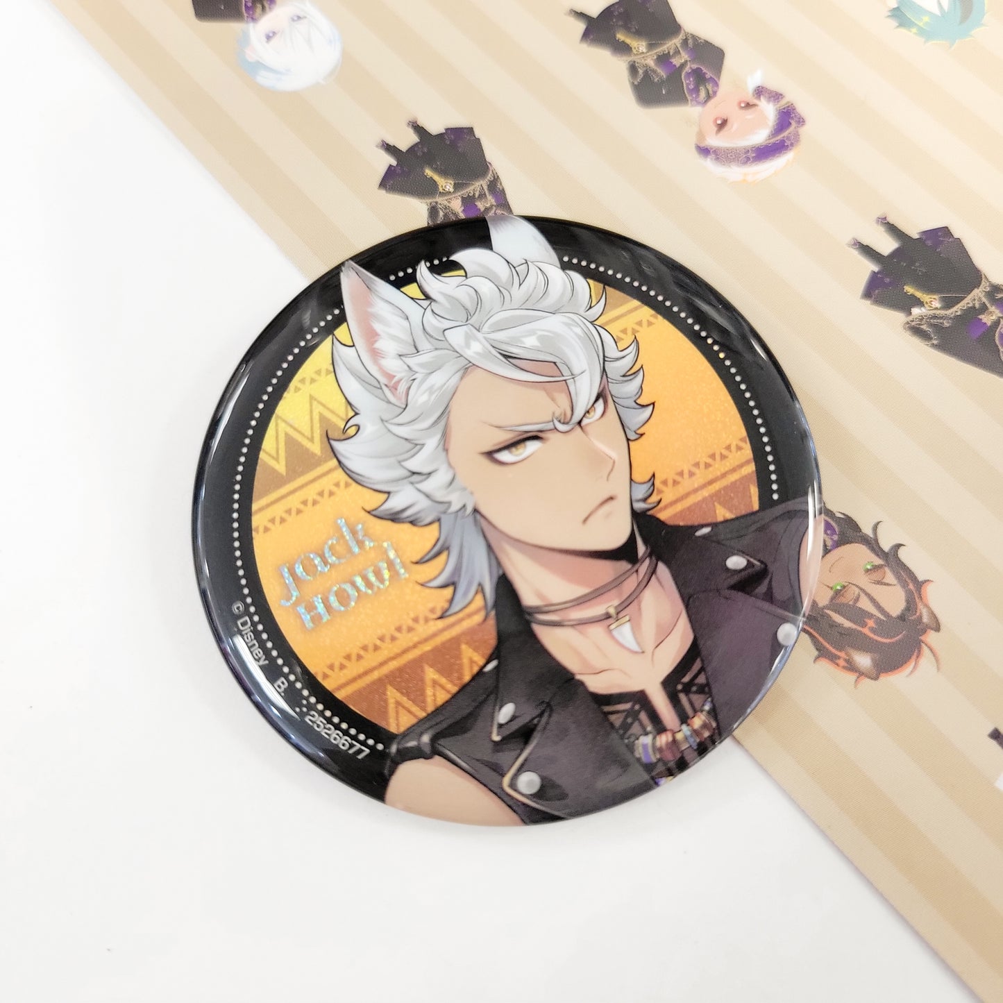 Twisted Wonderland Button Pin - Jack Howl -