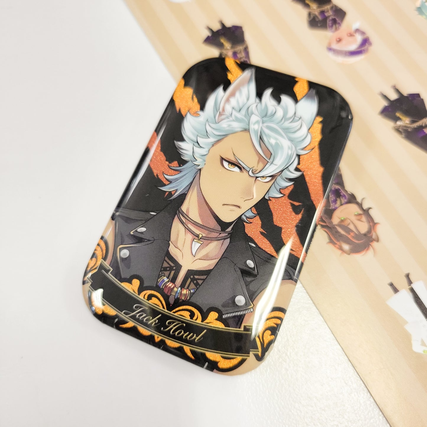 Twisted Wonderland Button Pin - Jack Howl -