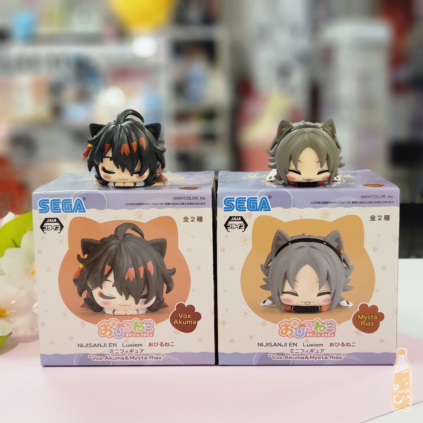 NIJISANJI Luxiem Ohiru Neko Mini Figure Vox "Akuma & Mysta Rias"