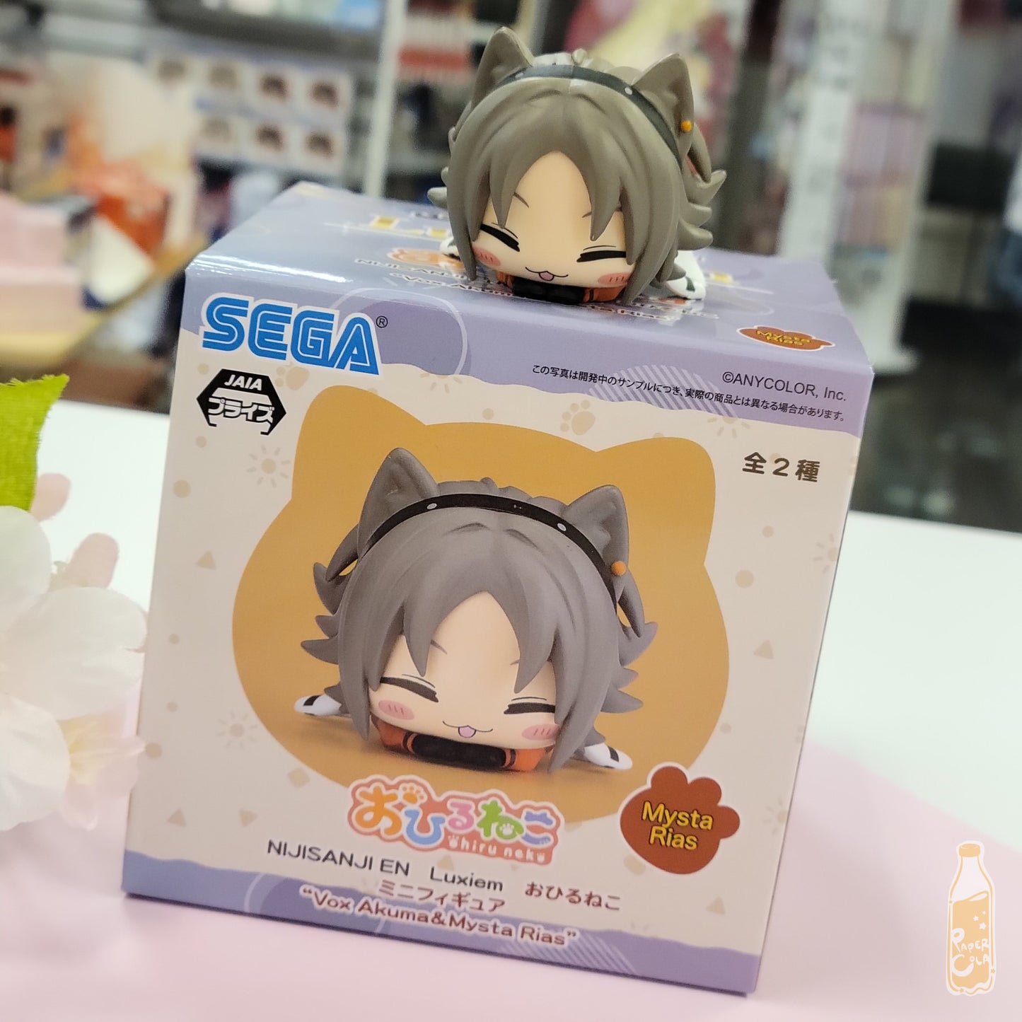 NIJISANJI Luxiem Ohiru Neko Mini Figure Vox "Akuma & Mysta Rias"