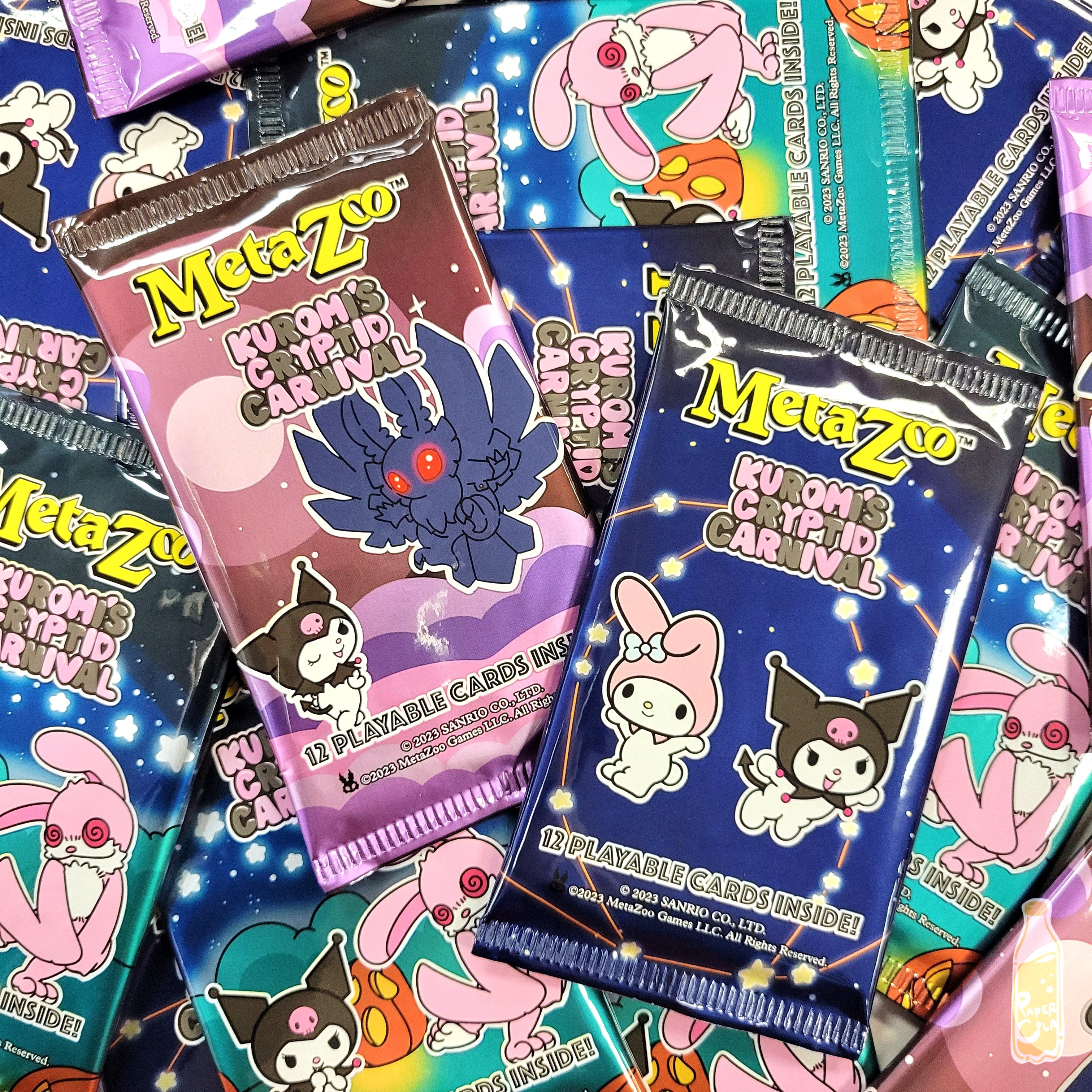 Sanrio Metazoo Kuromi's - Cryptid Carnival Booster Pack Trading Card Sanrio Metazoo Kuromi's - Cryptid Carnival Booster Pack Trading Card