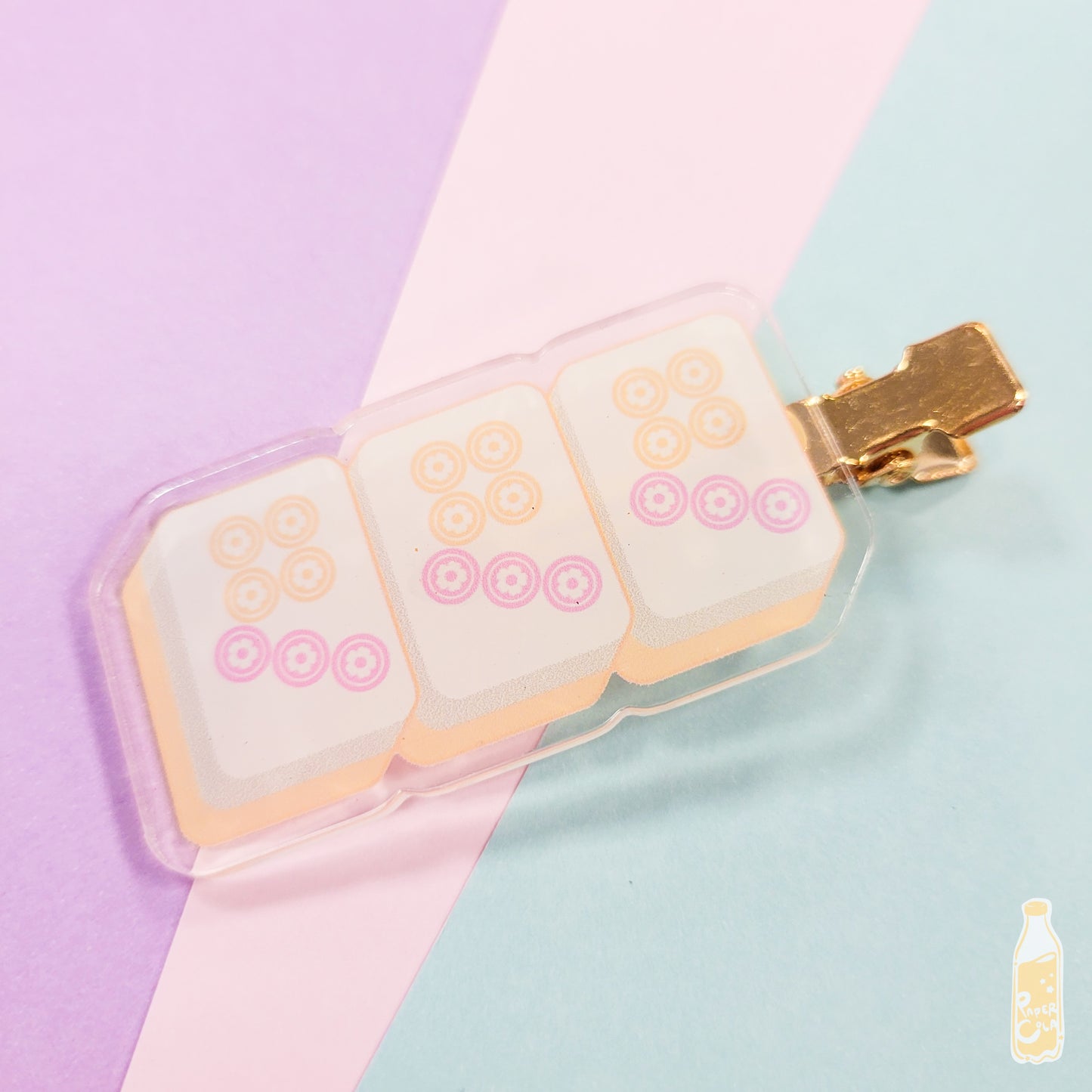 Mahjong Hair Clip