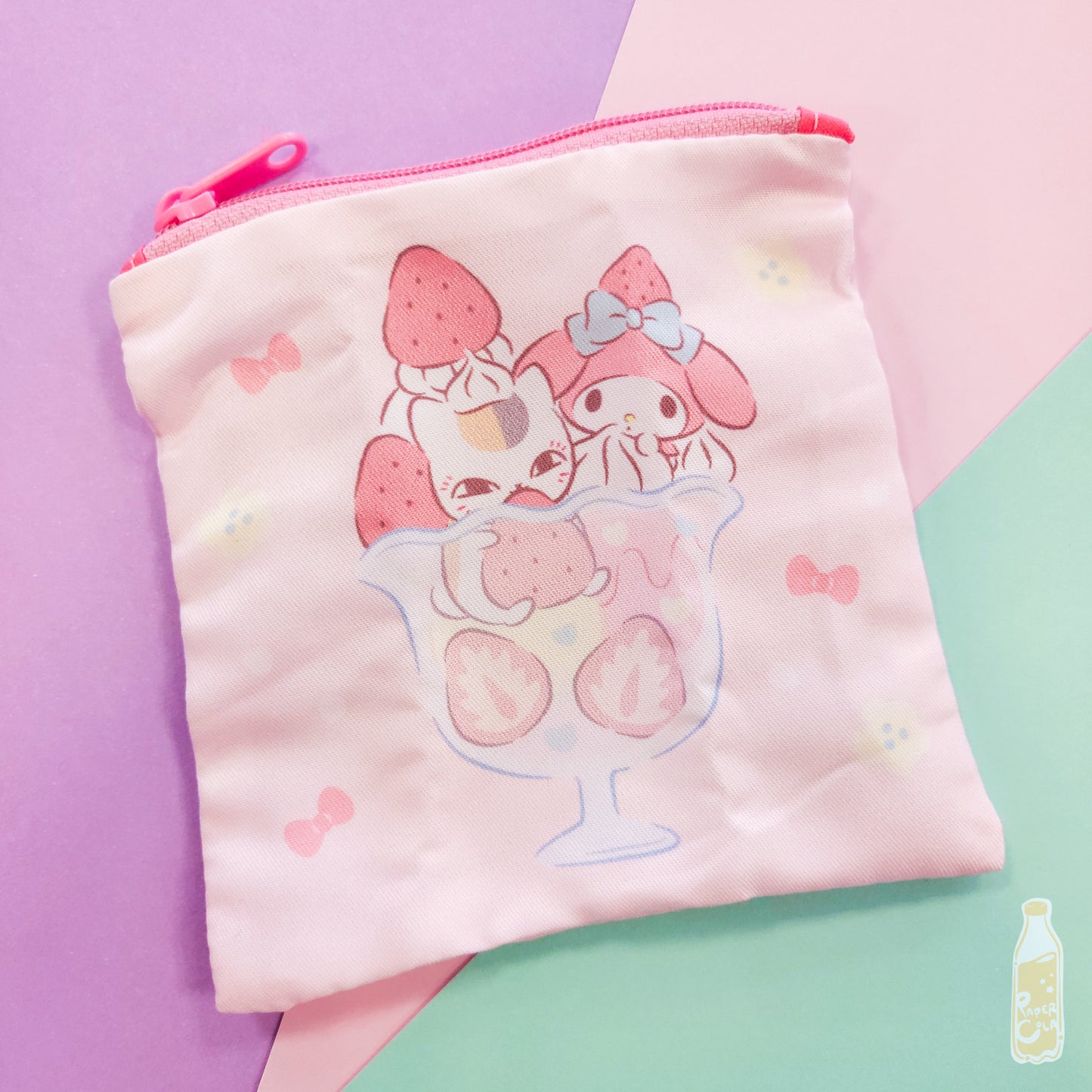 Natsume Yuujinchou x Sanrio Characters Zip Pouch
