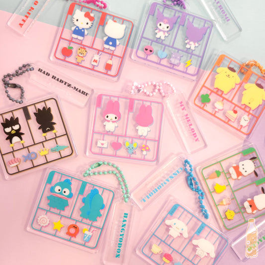 Sanrio Characters Plastic Model! Acrylic Keychain