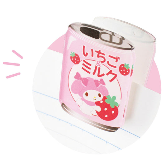 Sanrio Characters Acrylic Happy Drink Clip