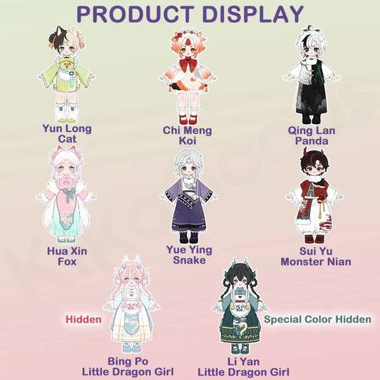 NAGI A Happy Excursion Series Action Figure Doll Blind Box