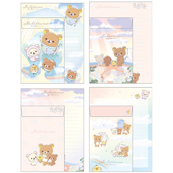 Rainy Days, Sunny Days with Rilakkuma Letter Set