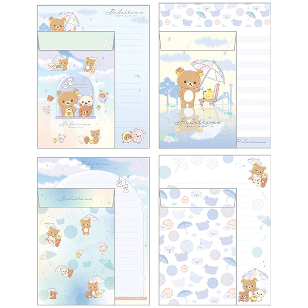 Rainy Days, Sunny Days with Rilakkuma Letter Set