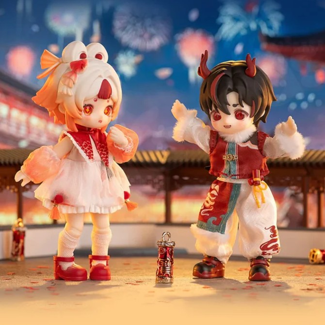 NAGI A Happy Excursion Series Action Figure Doll Blind Box