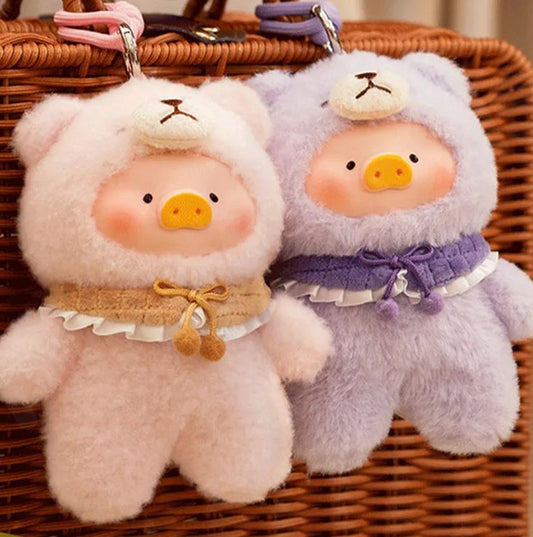Lulu the Piggy Plush Keychain - Joyful Time Series
