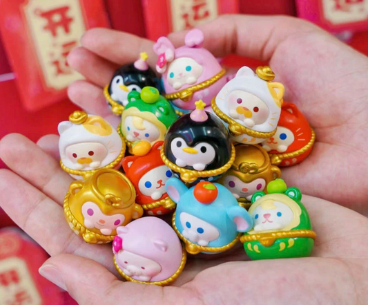 MOETCH Lucky Mini Daruma Animal Blind Bag