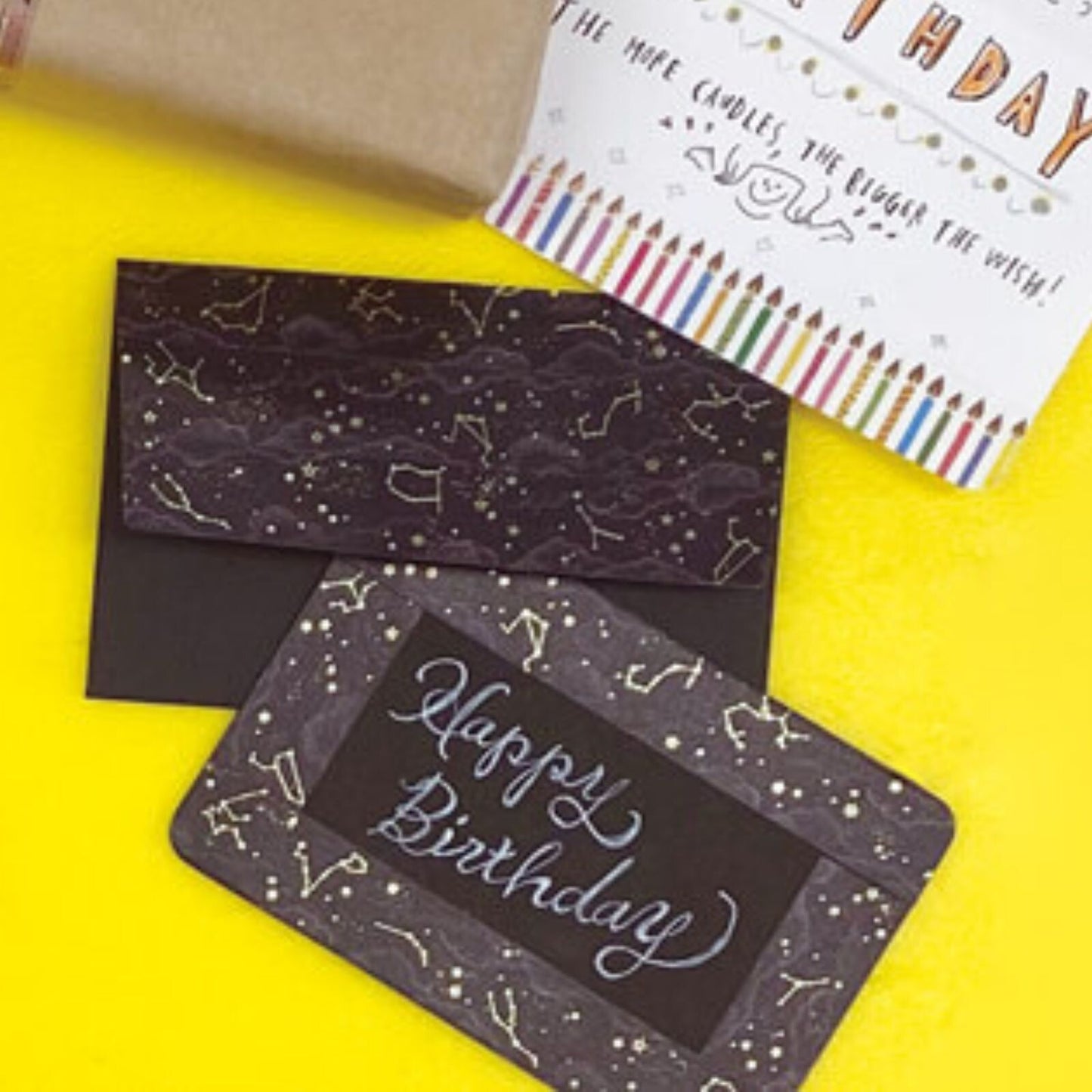 WORLD CRAFT Kira Kira Washi Tape - Horoscope