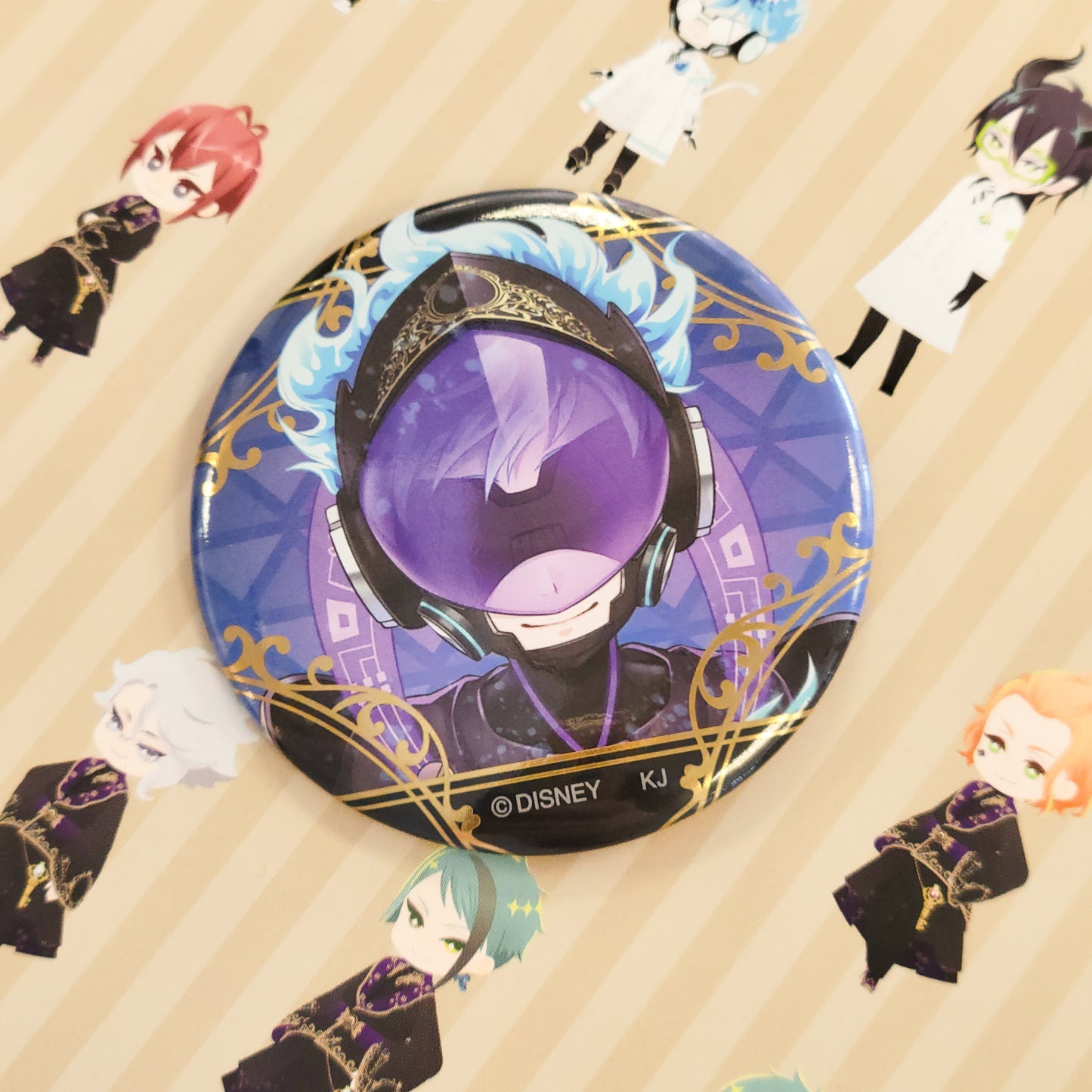 Twisted Wonderland Button Pin - Ortho Shroud -