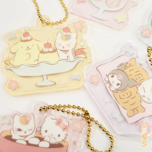 Natsume Yuujinchou x Sanrio Characters Acrylic Keychain
