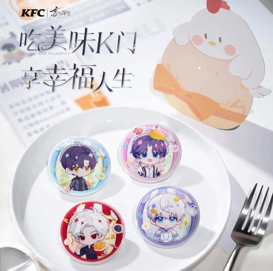 Love and Deepspace x KFC Chibi Can Badge