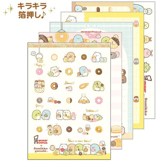 Mister Donut x Sumikkogurashi Memo Pad