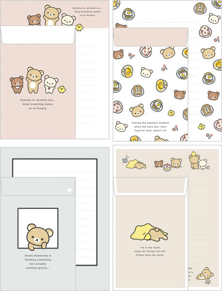 Rilakkuma Letter Set