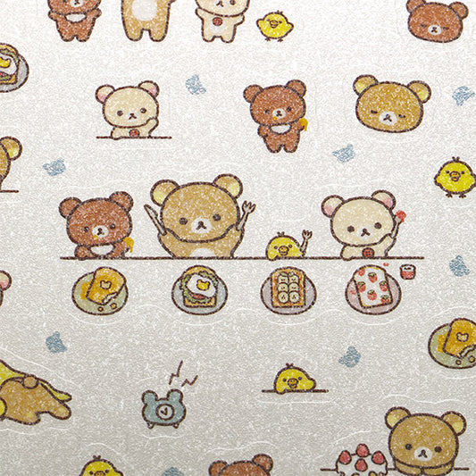 Rilakkuma (Rilakkuma Basic) Sparkly Glitter Sticker