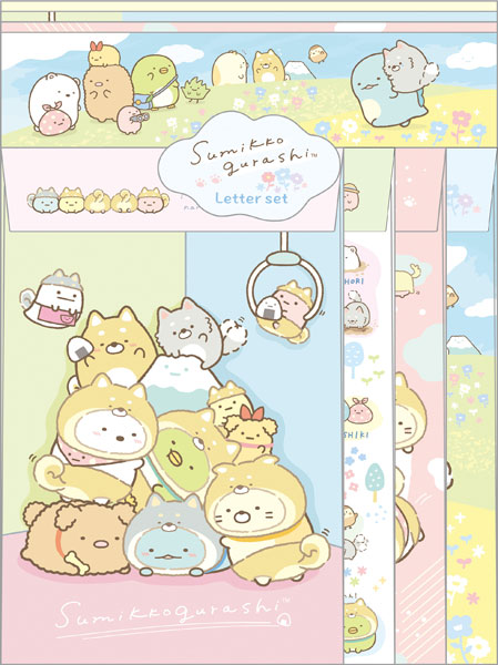 Sumikkogurashi Letter Set (Dog Play)