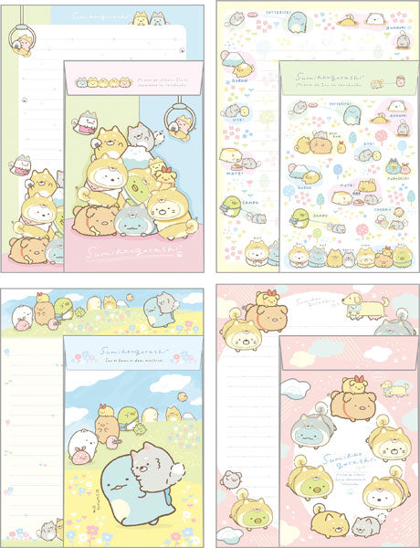 Sumikkogurashi Letter Set (Dog Play)
