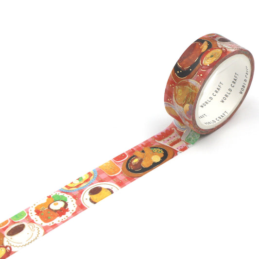 WORLD CRAFT Kira Kira Washi Tape - Restaurant