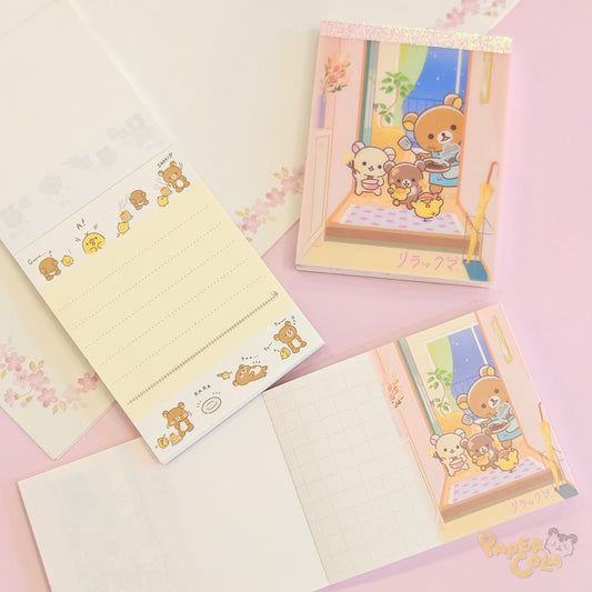 Rilakkuma "stay with me" Mini Memo Pad