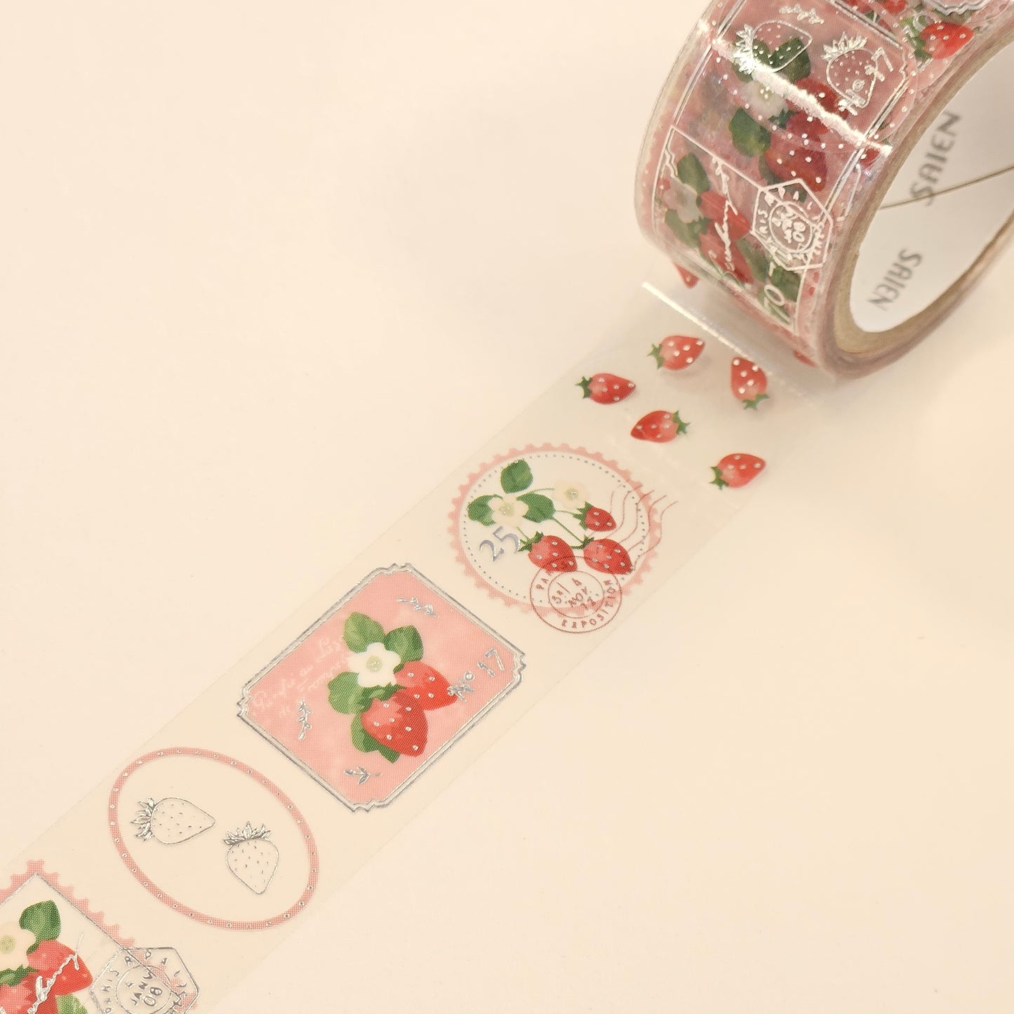 CLEAR Tape - Strawberry