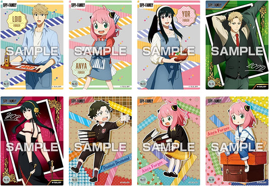 SPY x FAMILY Clear Card Collection with Gum Pack