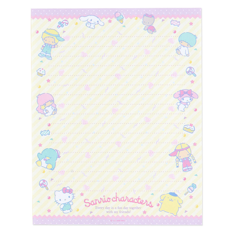 Sanrio Characters Letter Set