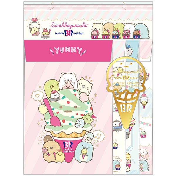 Sumikkogurashi x Baskin-Robbins Letter Set