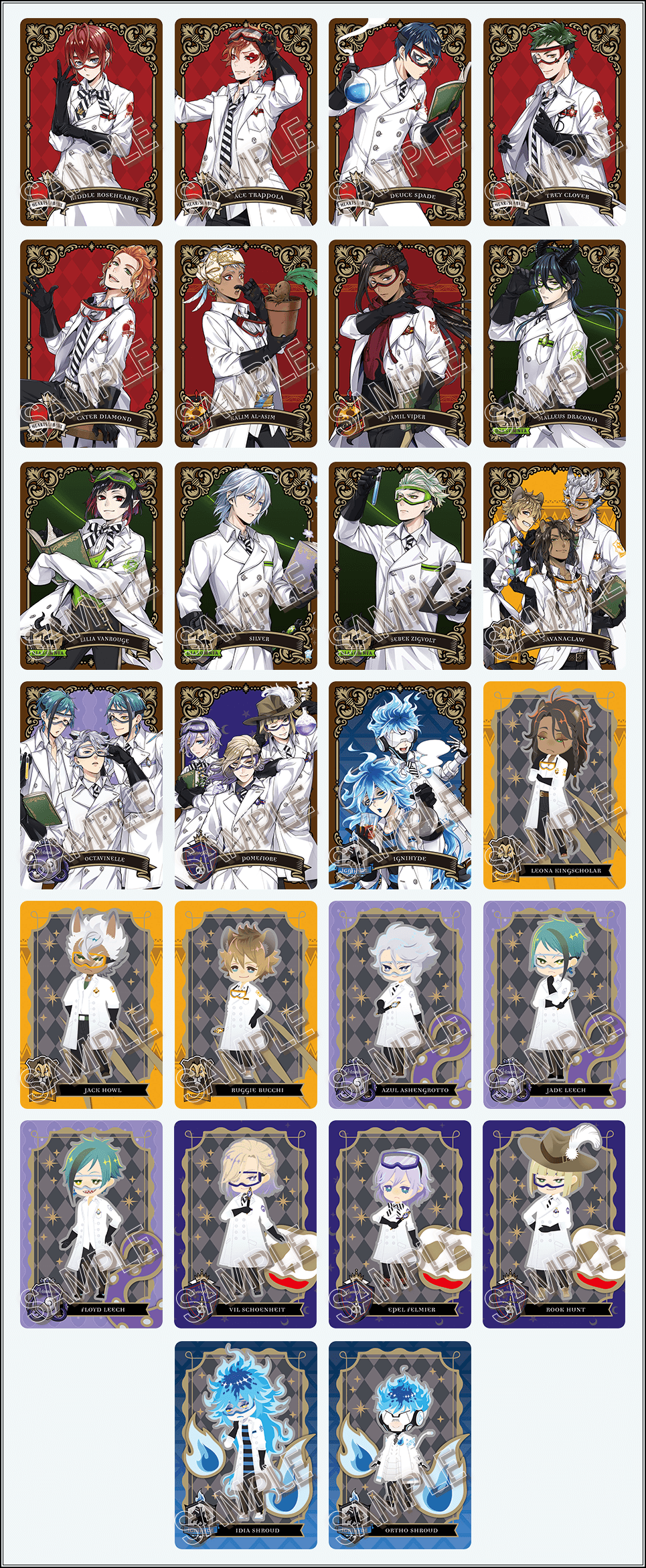 Twisted Wonderland Metal Card Collection Pack Vol. 3