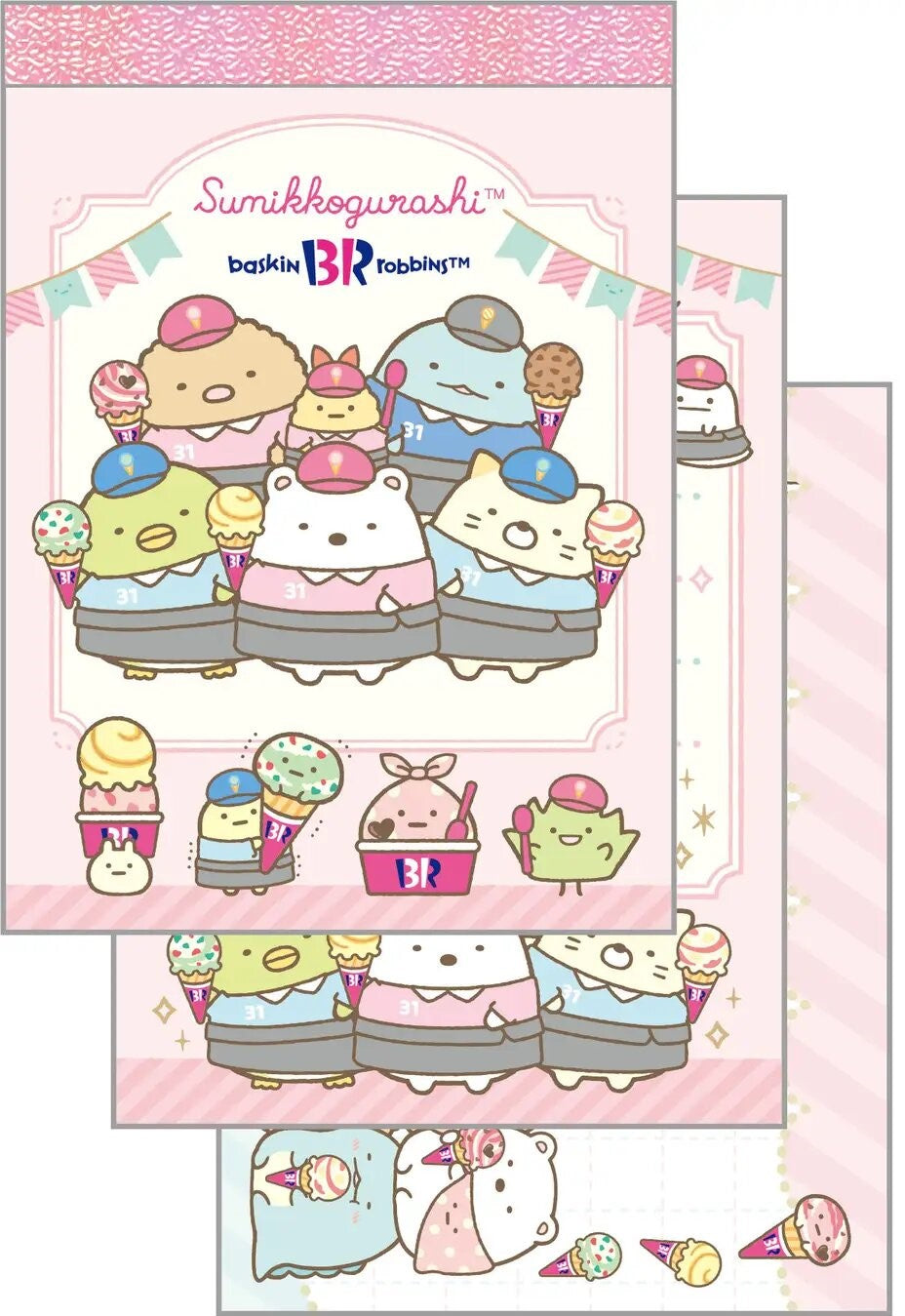 Sumikkogurashi x Baskin-Robbins Mini Memo