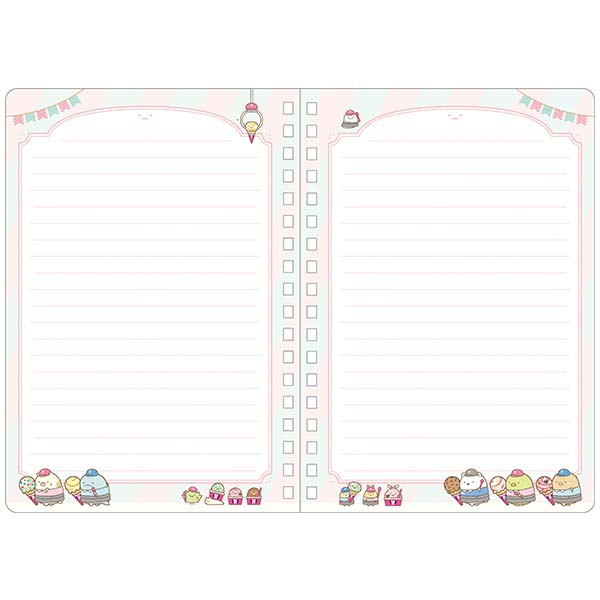 Sumikkogurashi x Baskin-Robbins B6 Spiral Notebook A