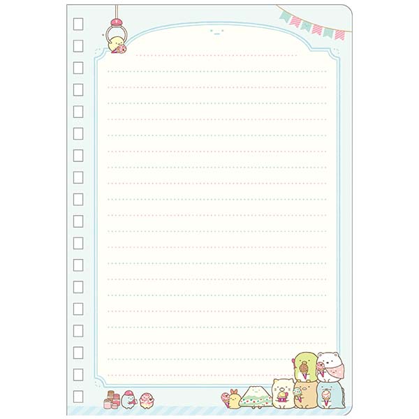 Sumikkogurashi x Baskin-Robbins B6 Spiral Notebook B