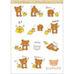 Rilakkuma "stay with me" Memo Pad