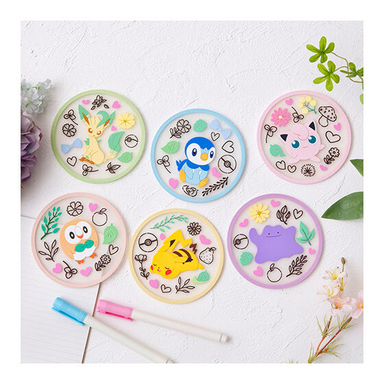 Pokemon Clear Rubber Coaster Series 2