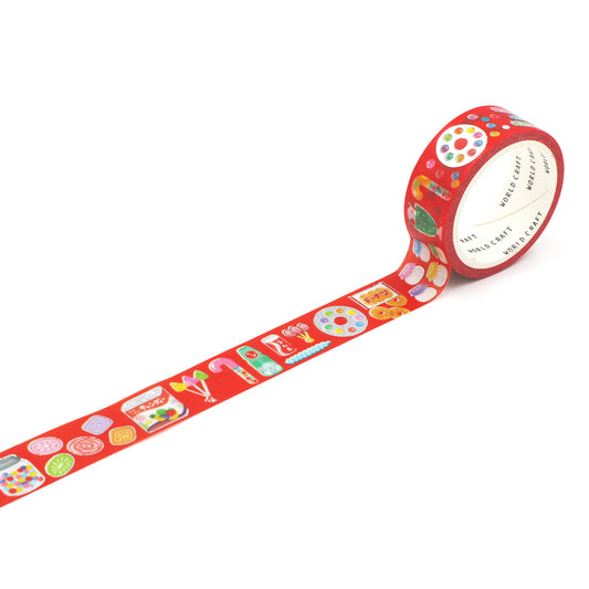 WORLD CRAFT Kira Kira Washi Tape - Dagashi