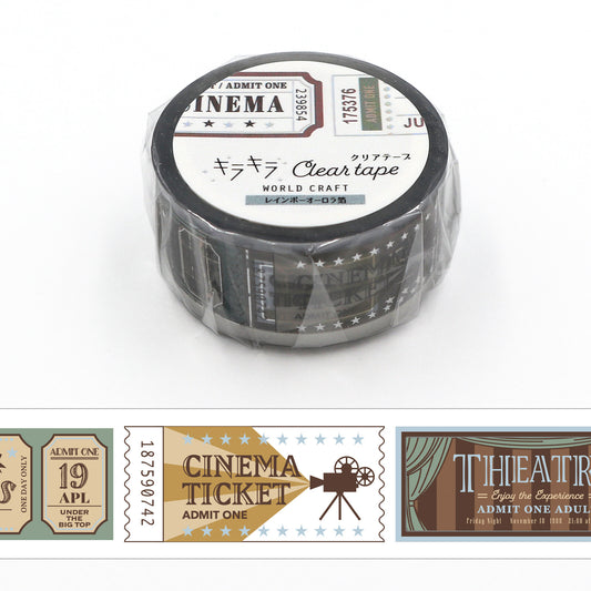 WORLD CRAFT Kira Kira CLEAR Tape - Ticket