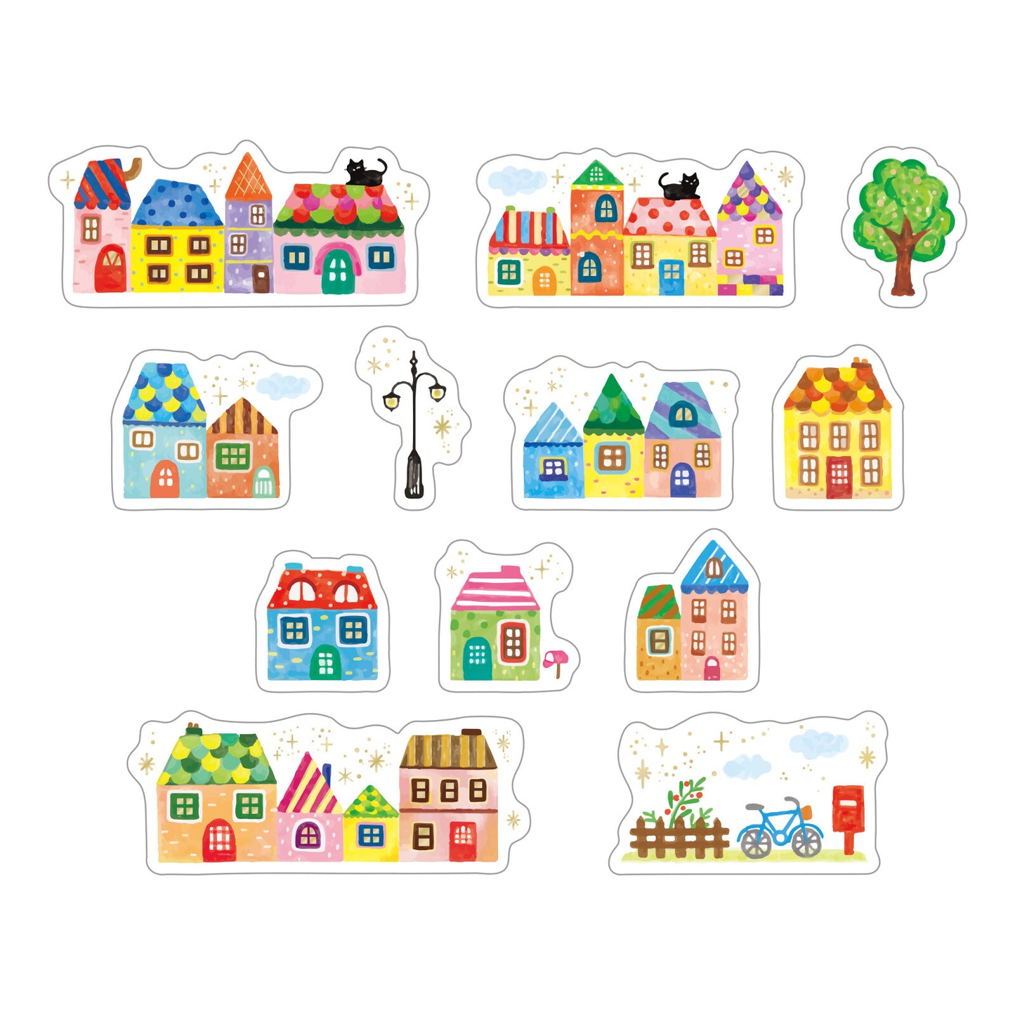 WORLD CRAFT Kira Kira Clear Sticker Flake