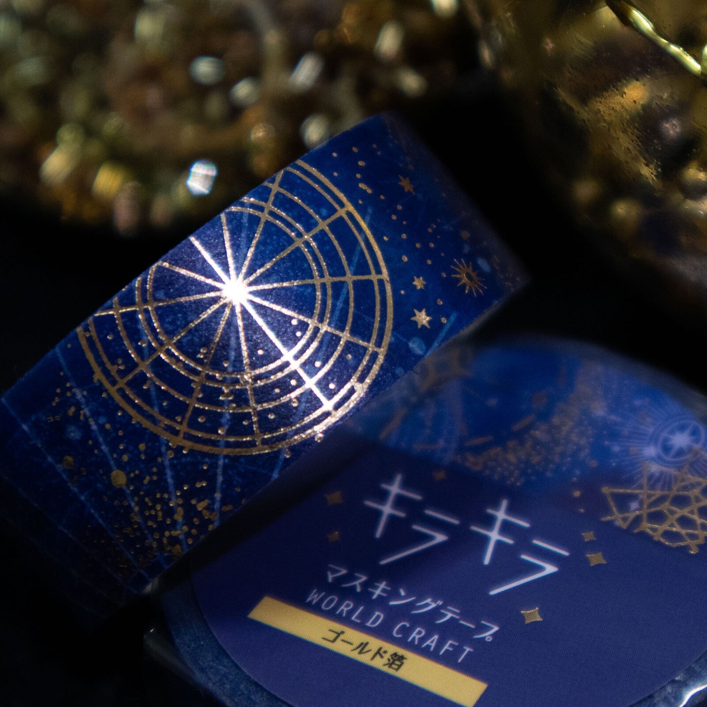 WORLD CRAFT Kira Kira Washi Tape - Astrology