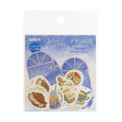 Hoshikage Cafe Flake Stickers