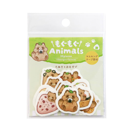 Animals Flake Stickers