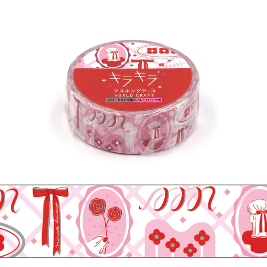 WORLD CRAFT Kira Kira Washi Tape - Ribbon