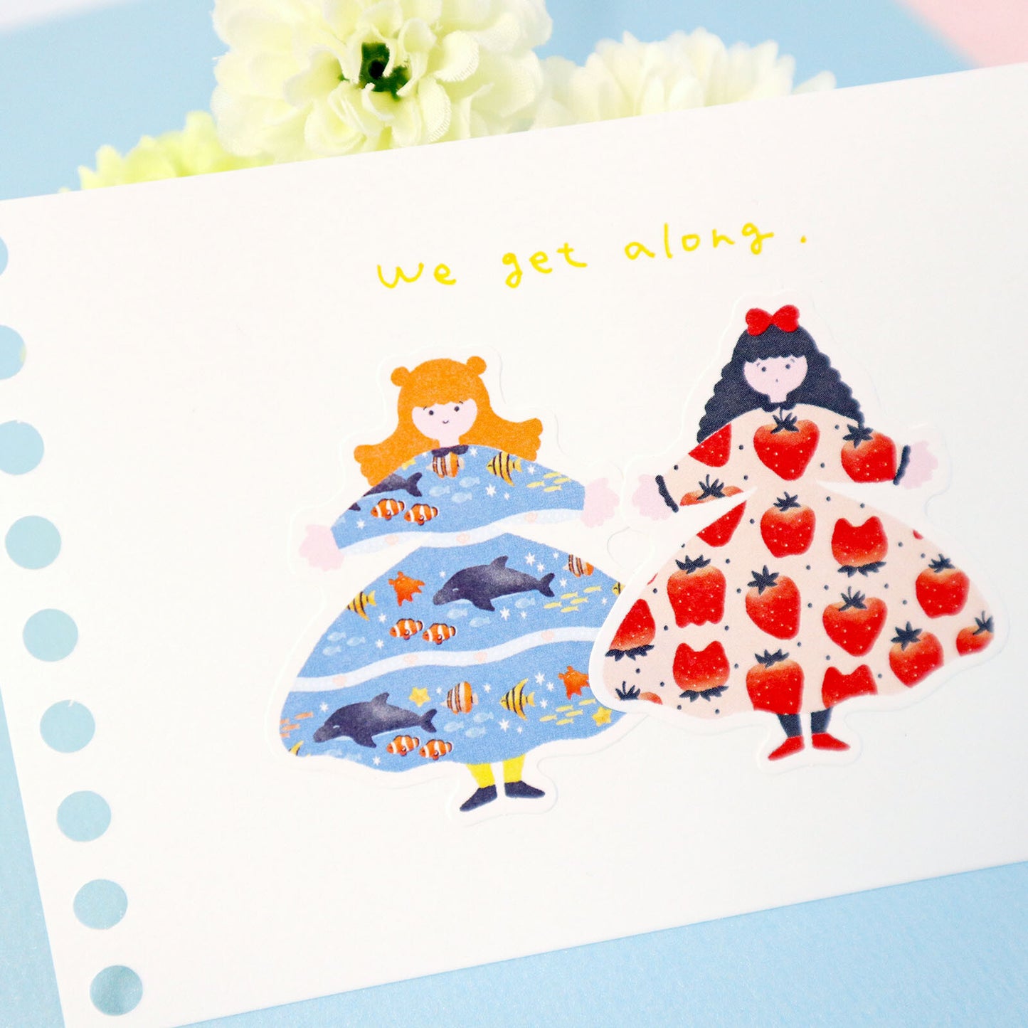 Charmy Pattern Sticker Flakes