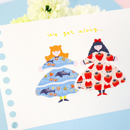 Charmy Pattern Sticker Flakes